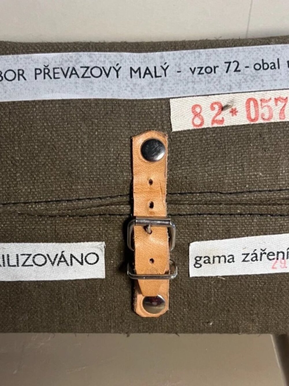 Vintage Czech Military M72 Field Medical Kit 12 Piece Surgical Bandage Lot Of 20
